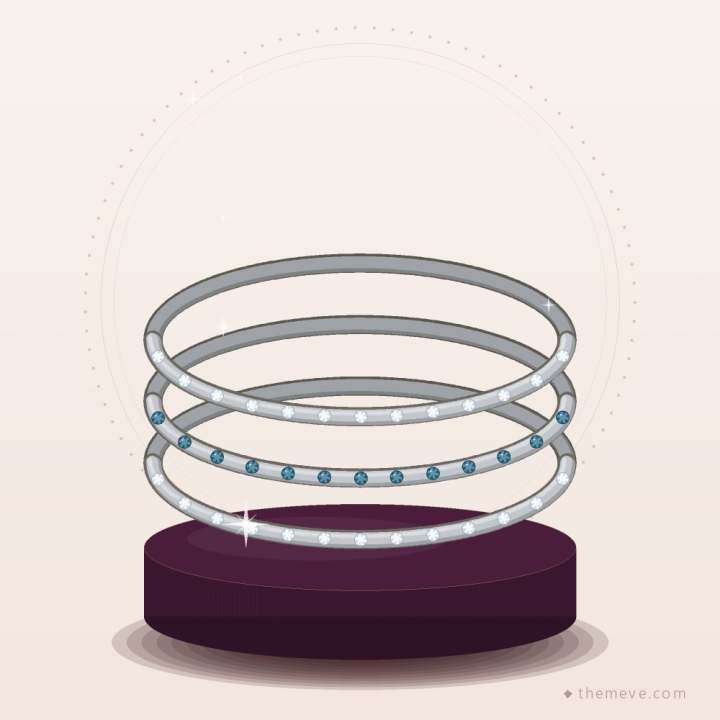 Silver Churi — Set of 3